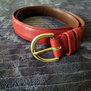 Vintage ladies leather coach belt